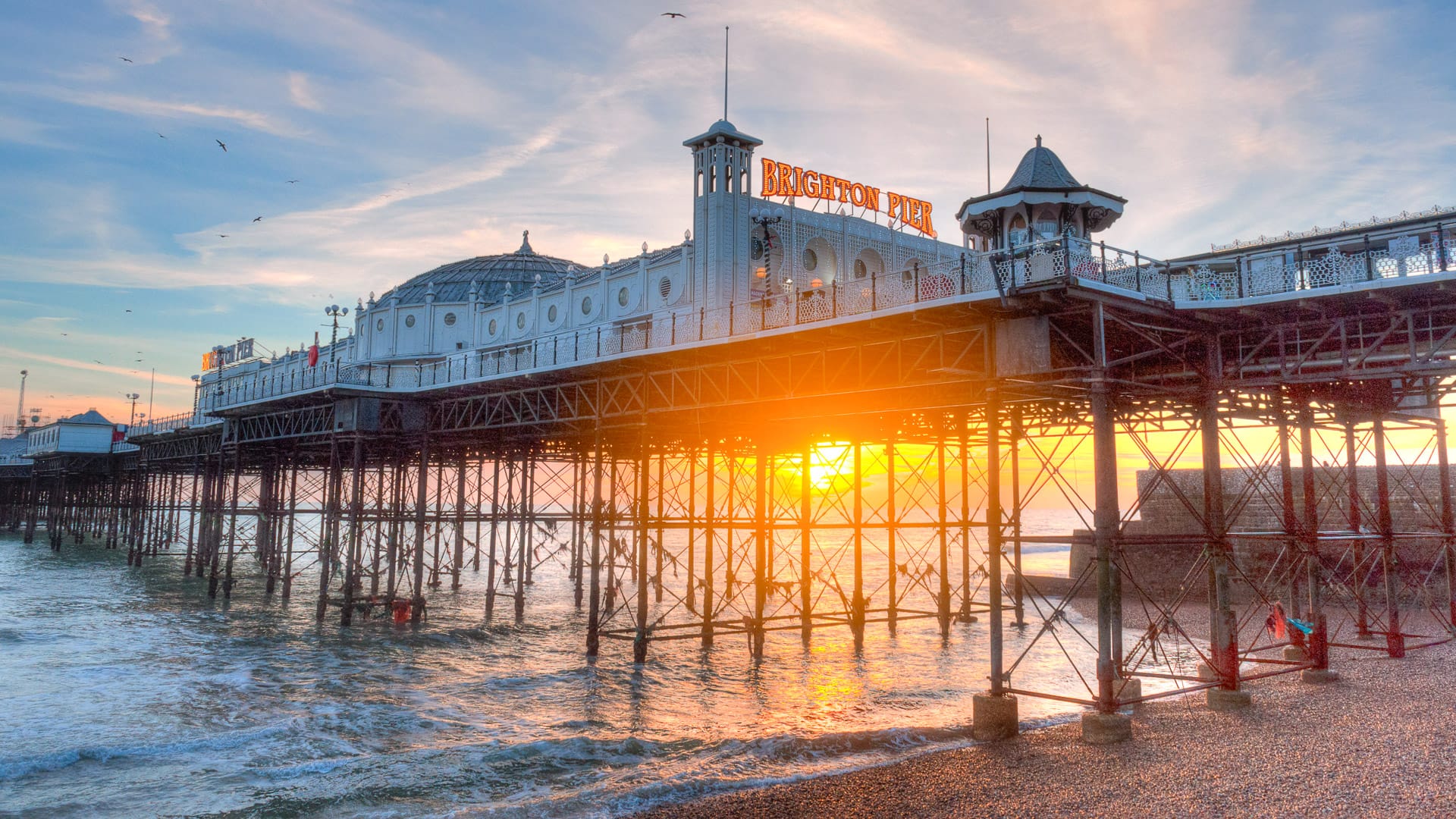 View of the Brighton pier