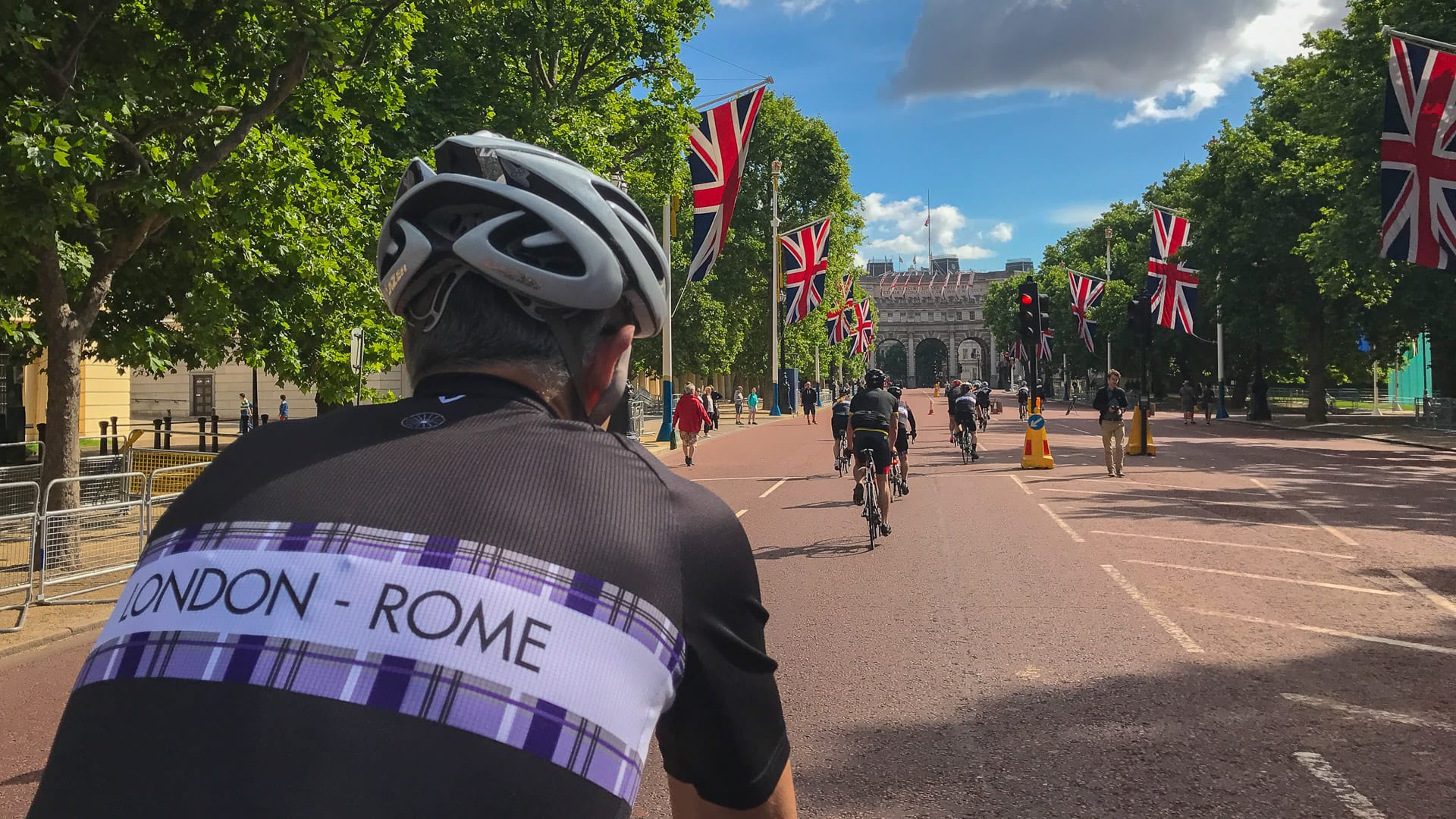 Ride & Seek London to Rome cycling tour called the Caesar tour
