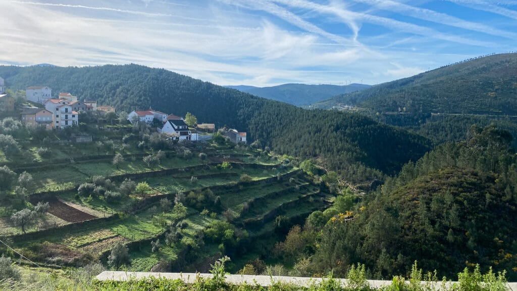 Portugal's rural interior near Serra da Estrela