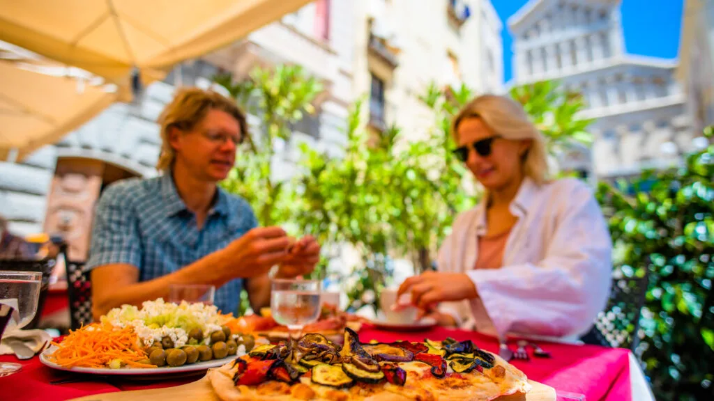 Eating in sardinia
