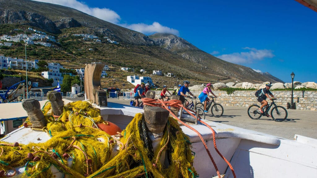 Cycling the cyclades islands
