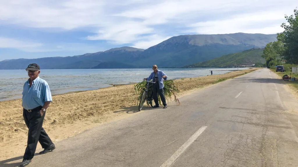 Meeting locals in the Balkans 