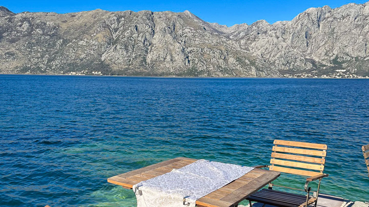 The gorgeous Kotor Bay in Montenegro