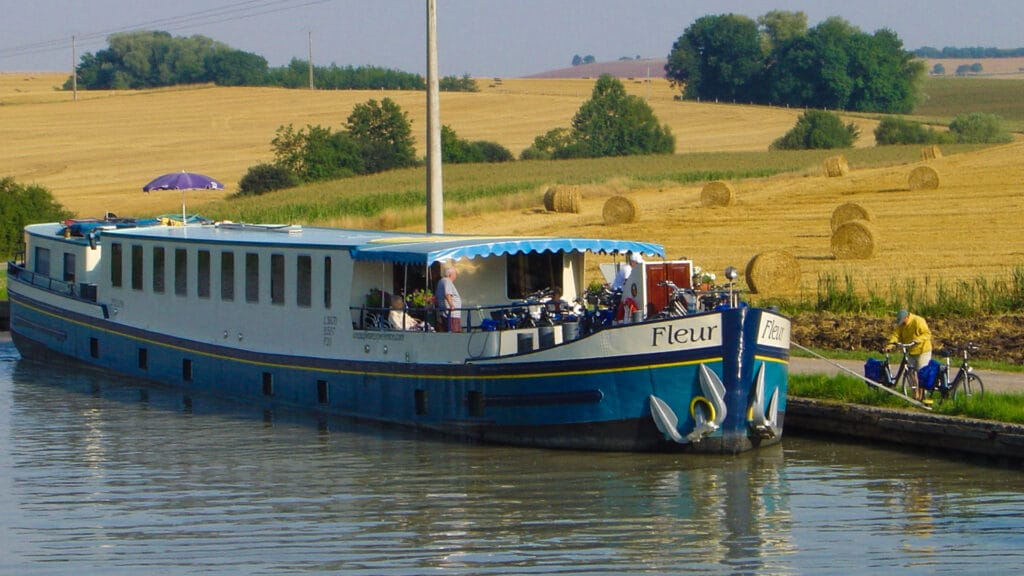 barge bike tours france