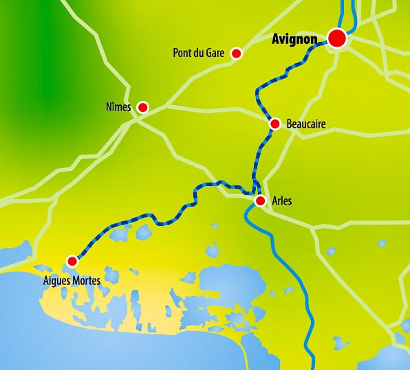 Provence to Camargue boat bike tours france