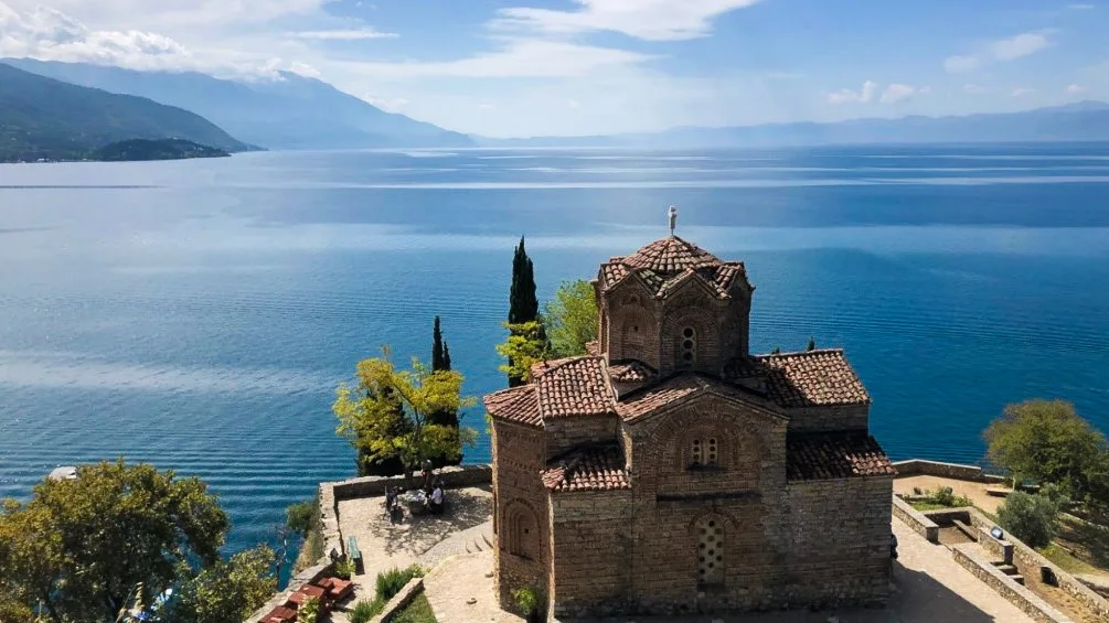 Lake Ohrid Fortress in North Macedonia