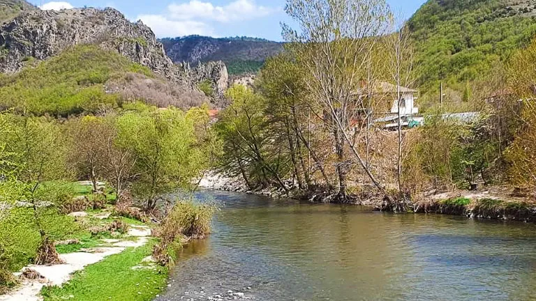 A peaceful river in the Balkans