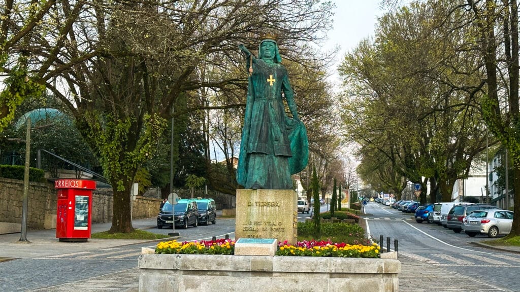 A religious statue in northern portugal