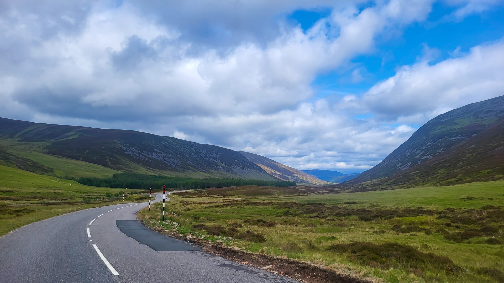 A road in the Cairngorms