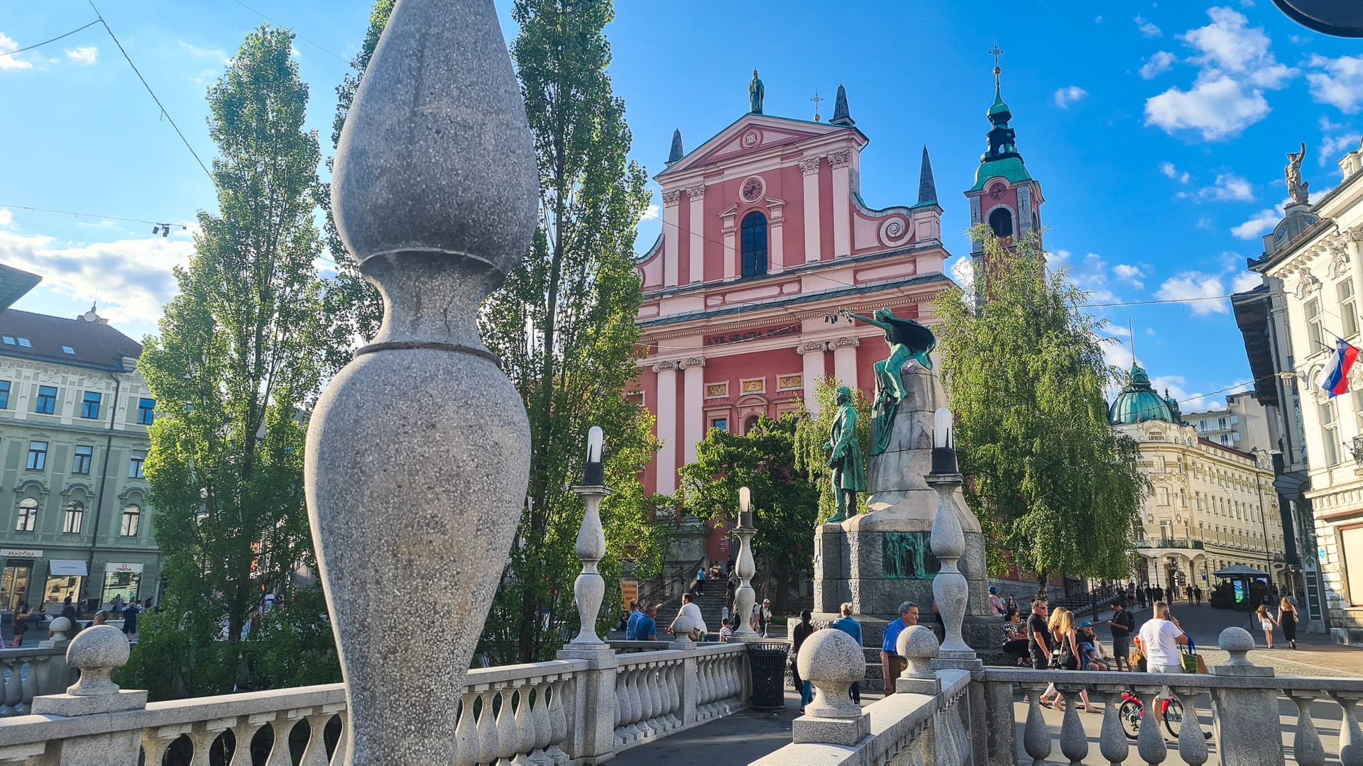 Triple bridge in Ljubljana
