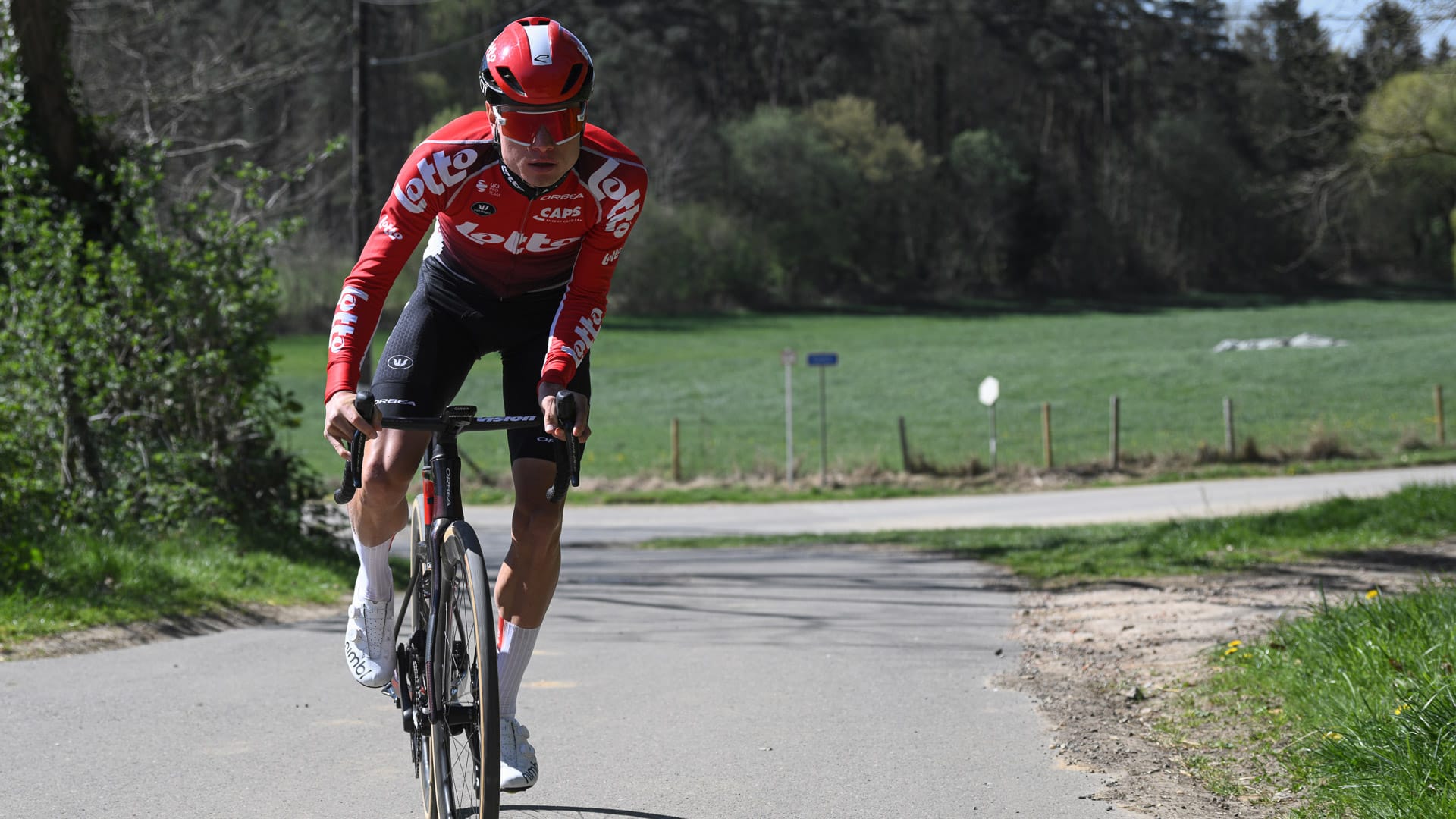 Quiet roads on the Eddy Merckx cycle route