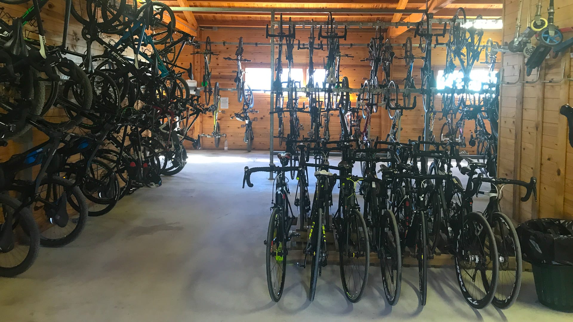 Bike storage at Hotel Estival Eldorado