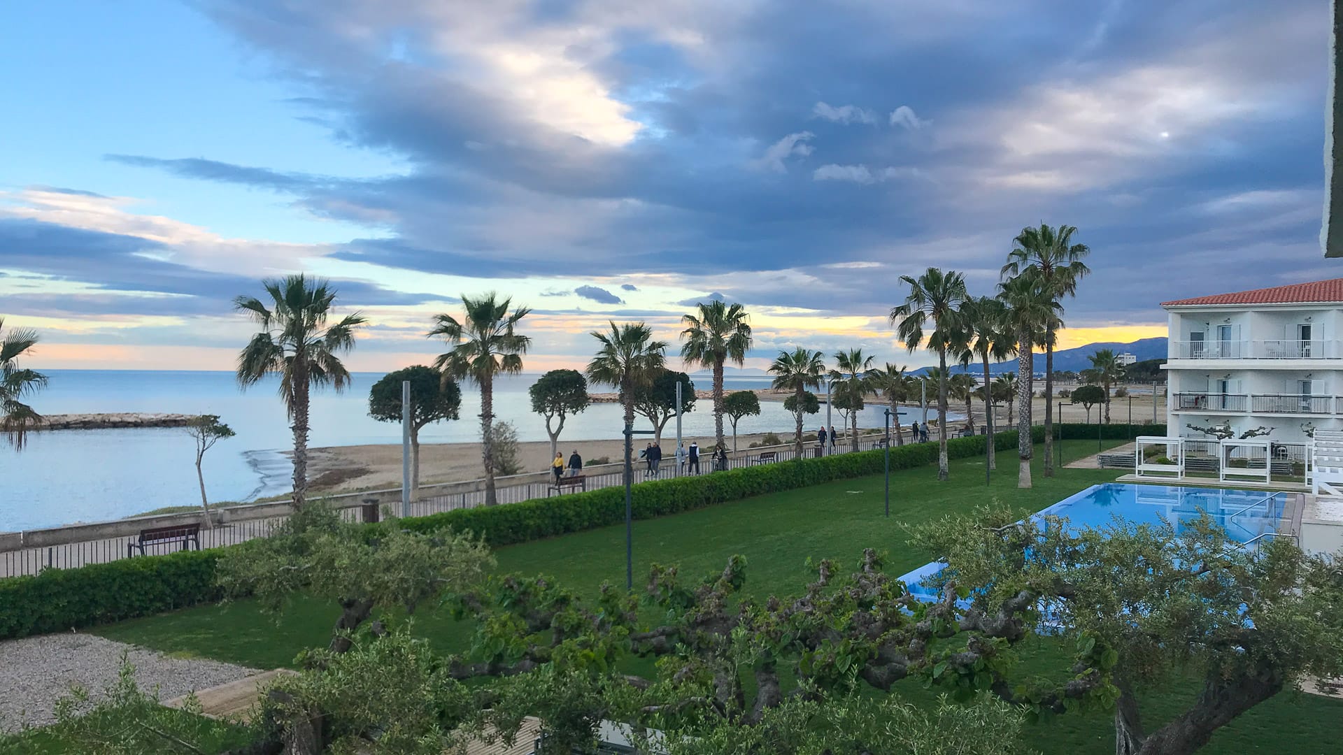 View from balcony room at Estival Eldorado resort Costa Daurada