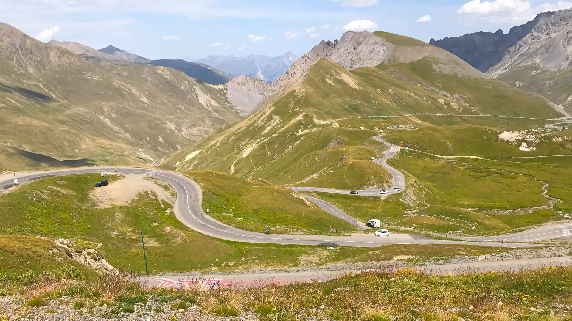 View north of Col du Galibier