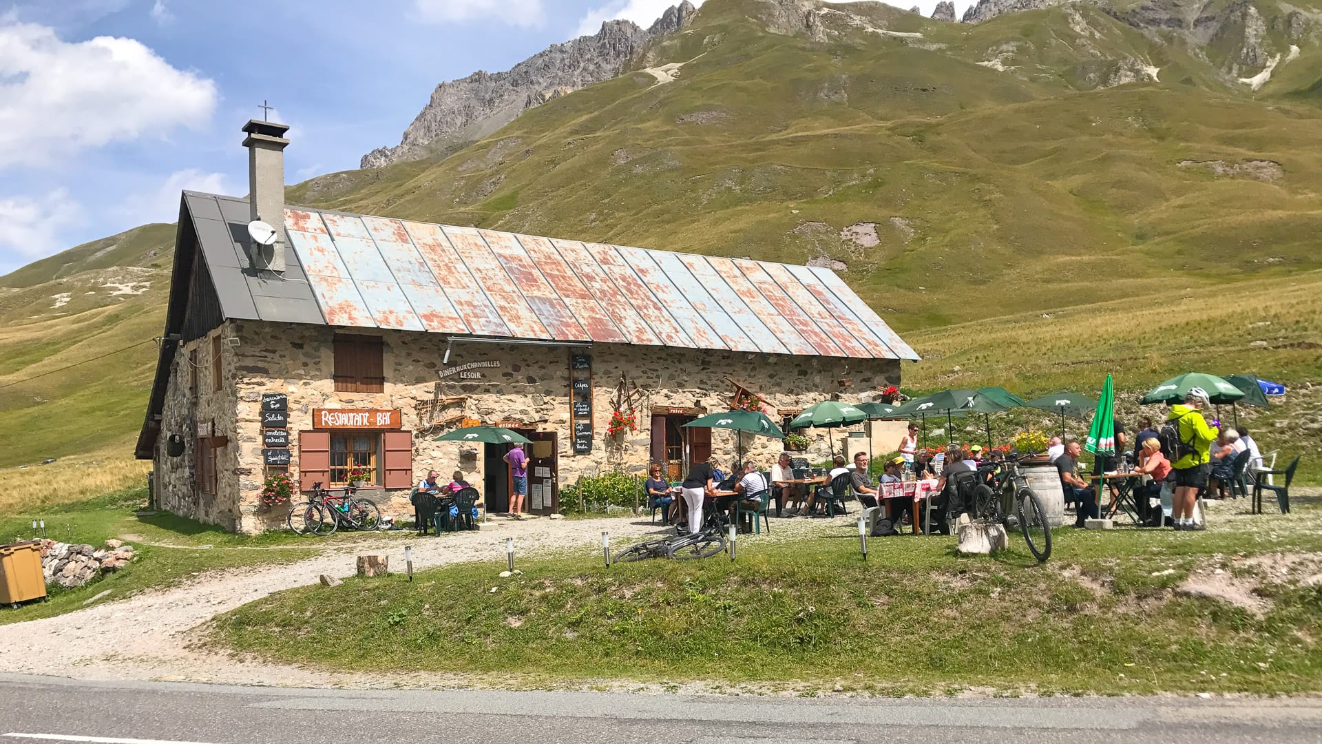 Restaurant near Col du Galibier