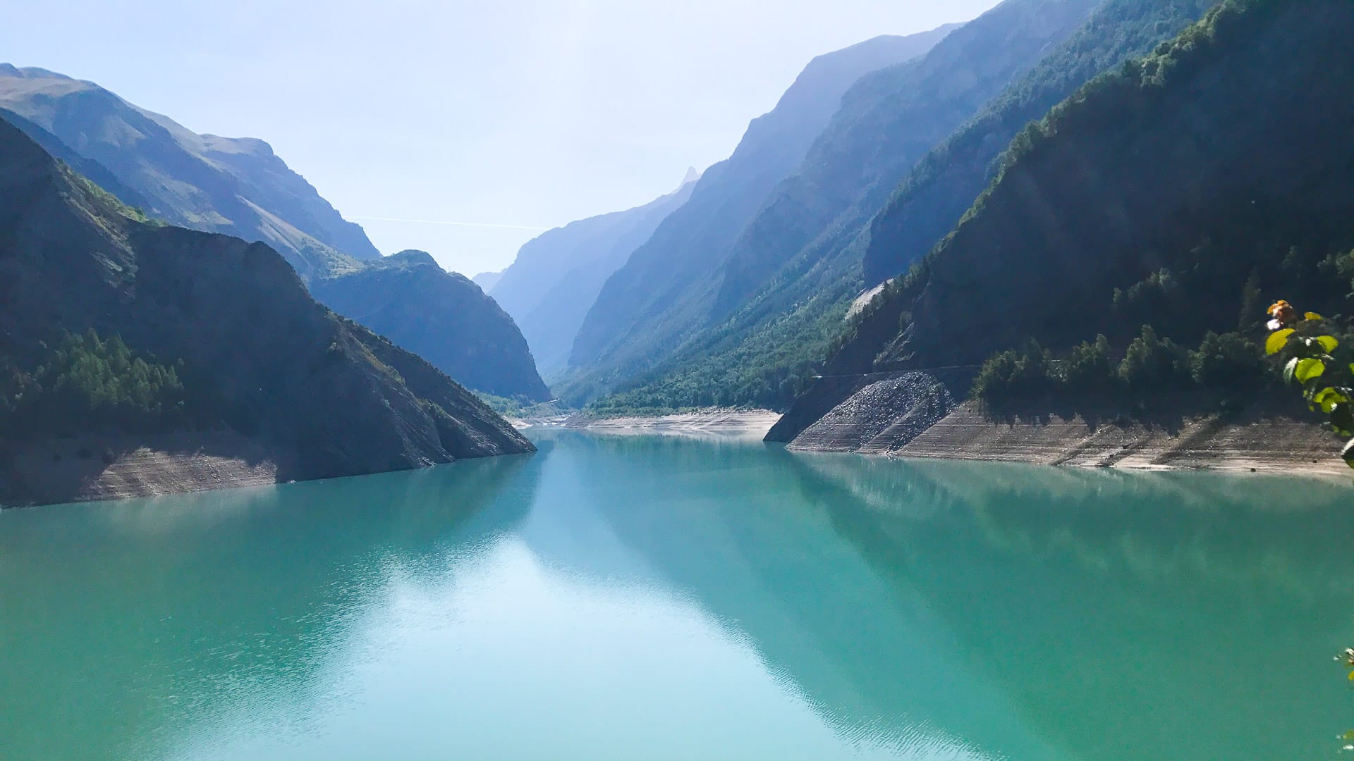 Panoramic view of Col du Chambon