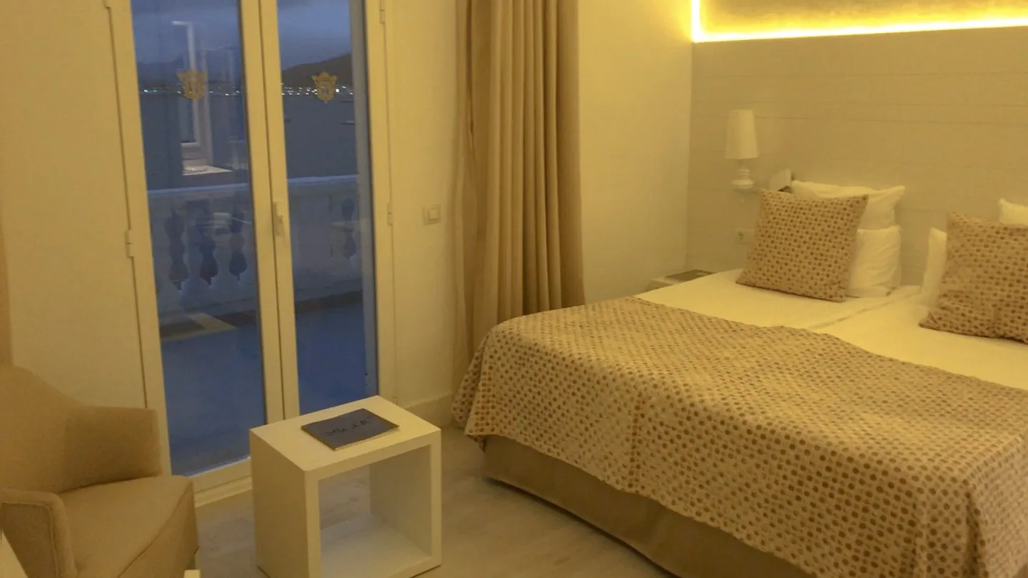 A room at the Hotel Illa d'Or, a bike hotel Mallorca