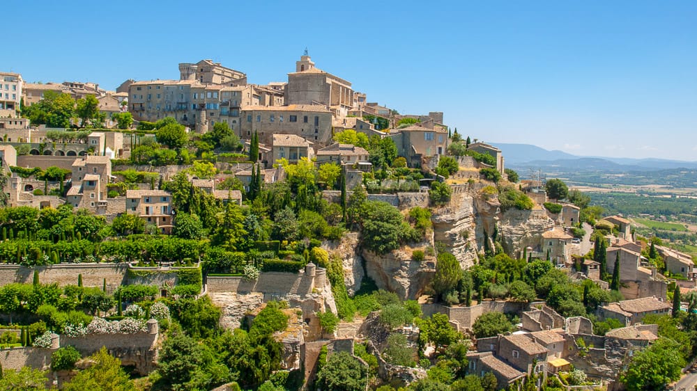 Perched village in the Luberon, France