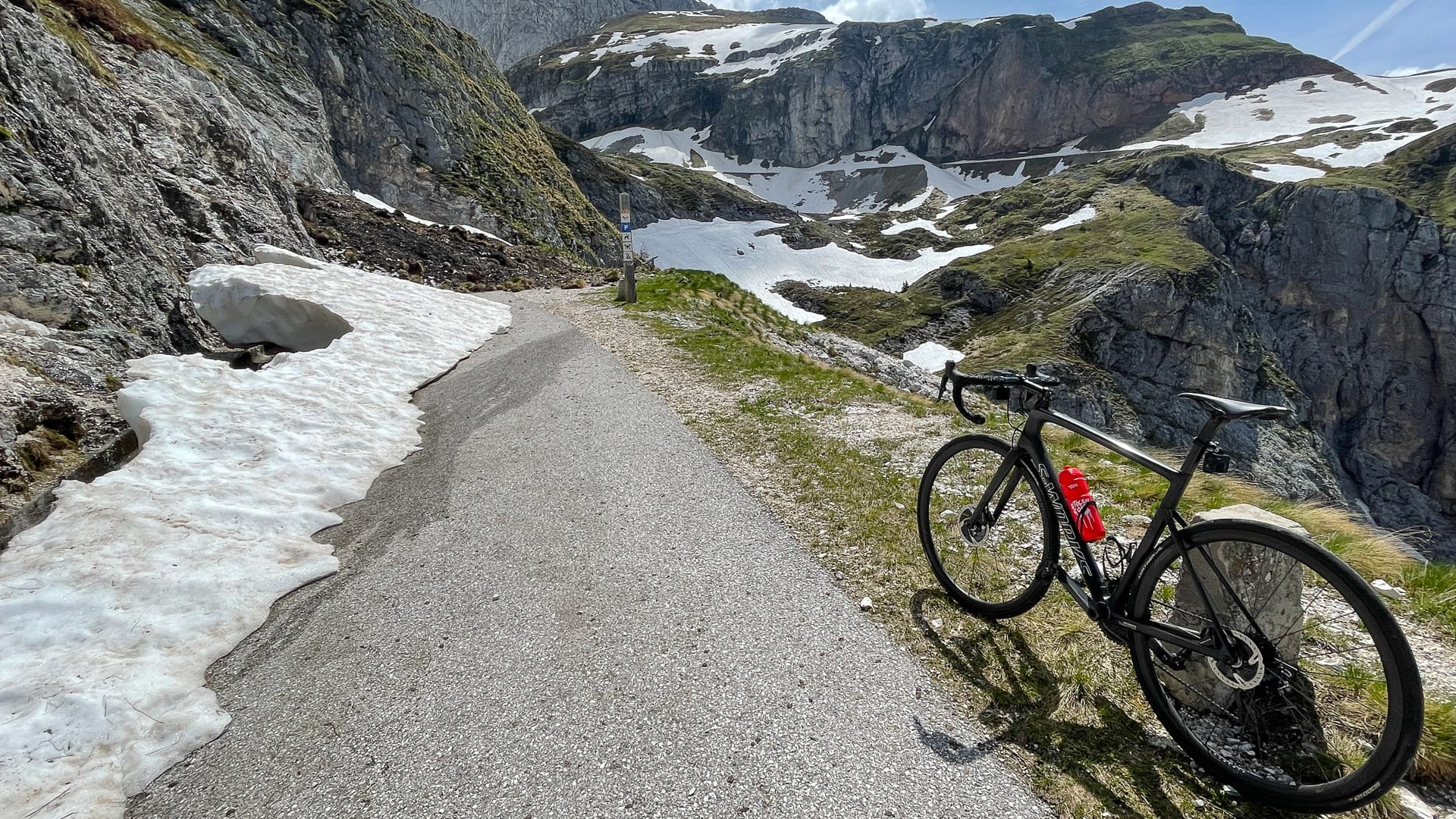 Bike on Mangart's Saddle Slovenia