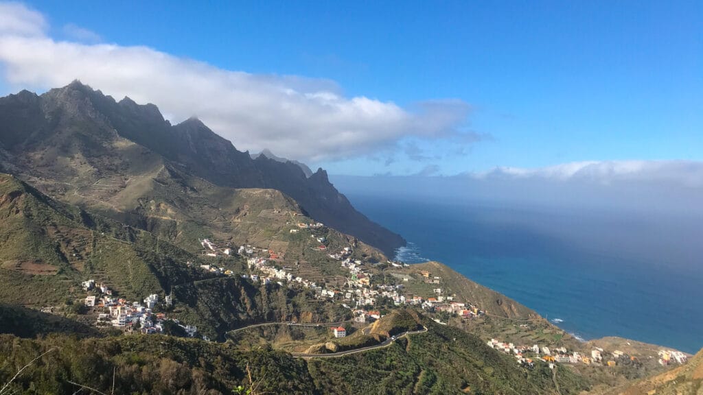 View to Taganaga and the sea