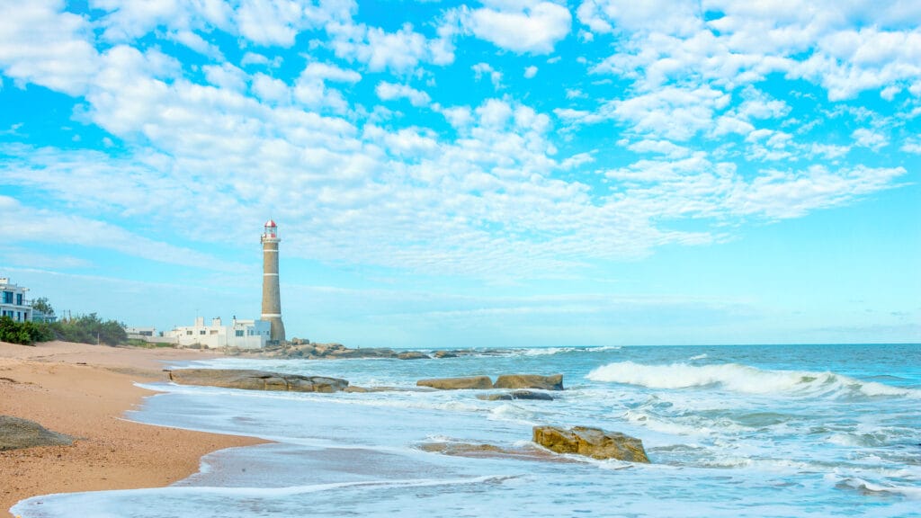 Lighthouse at Punta del Este in Uruguay