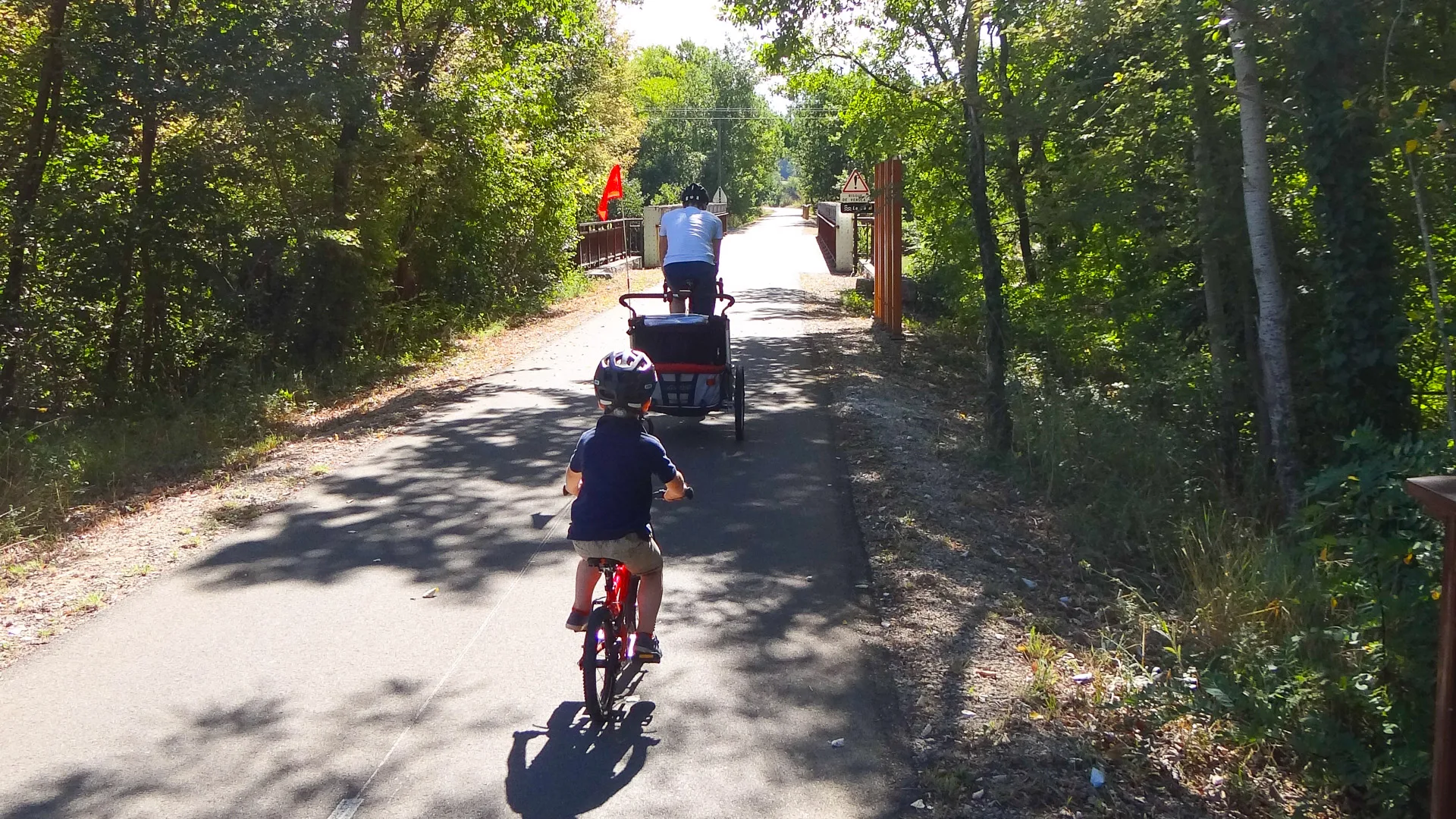 Bike path near Bonnieux, France