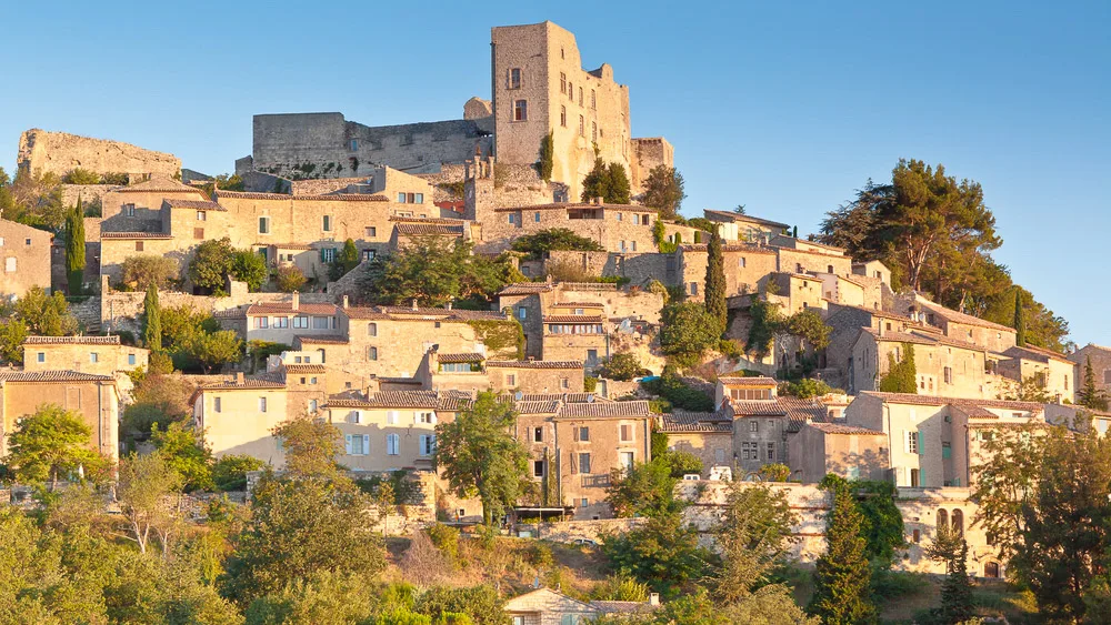 Chateau de Lacoste, a perched village in the Luberon, France