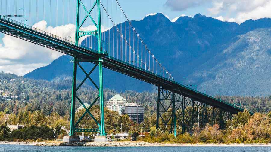 Photo of Lions Gate Bridge in Vancouver, BC, Canada