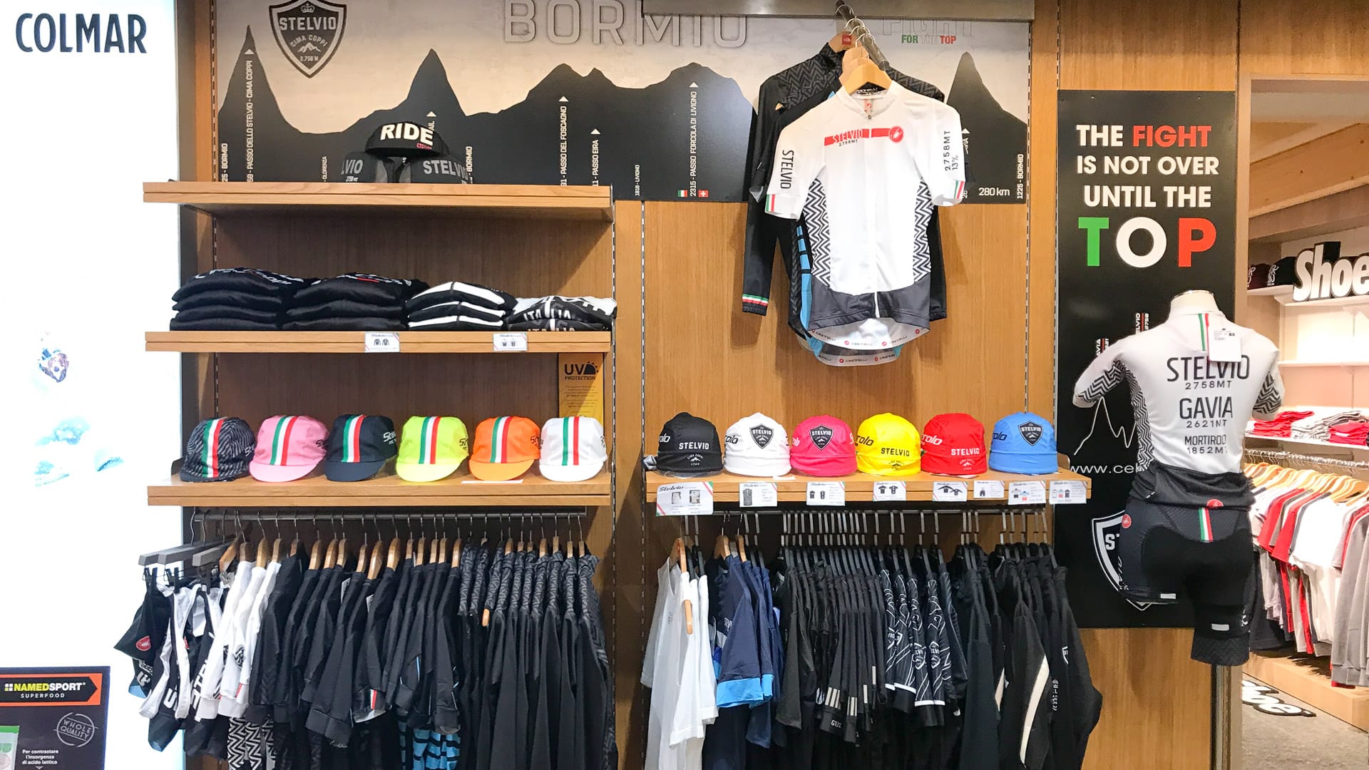 A cycling t-shirt and cap store in cycling hotels