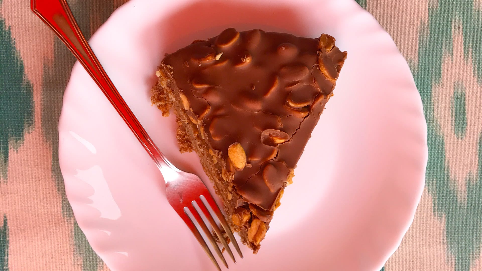 Cake at Sa Ruta Verda Mallorca coffee shop for cyclists Mallorca