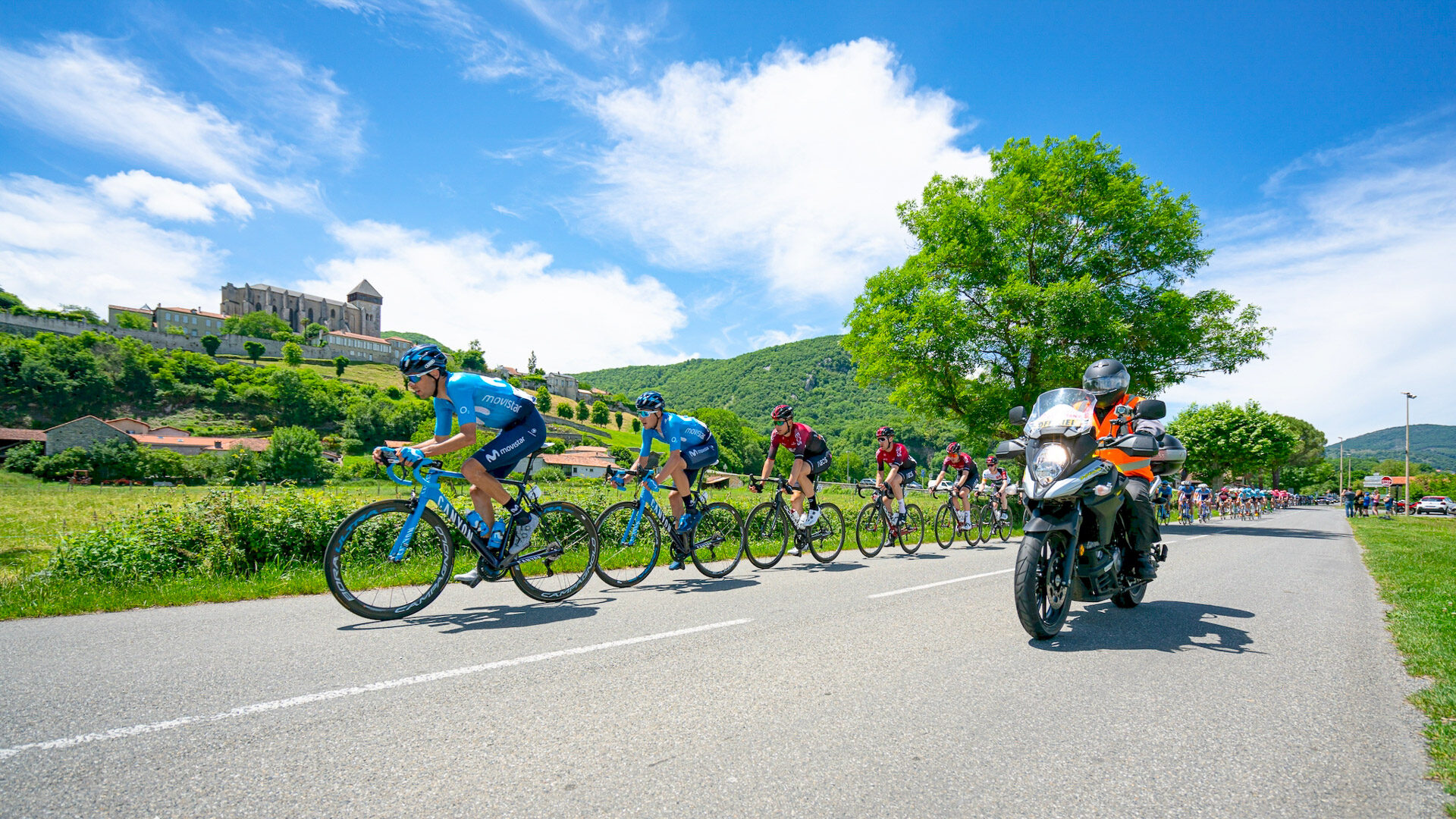 Tour de France cycling Col de Peyresourde, French Pyrenees