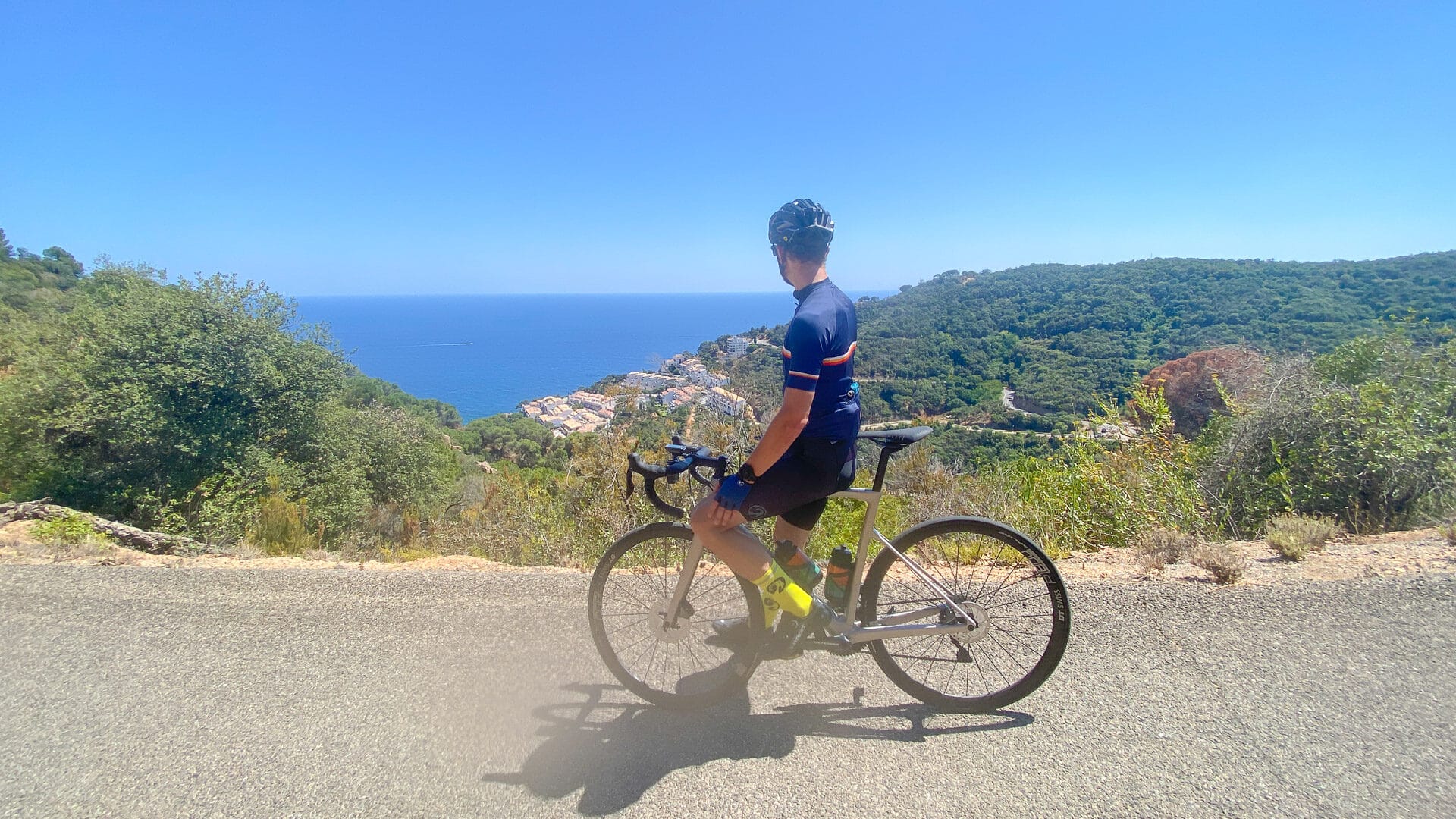 Cycling Girona Costa Brava coastline