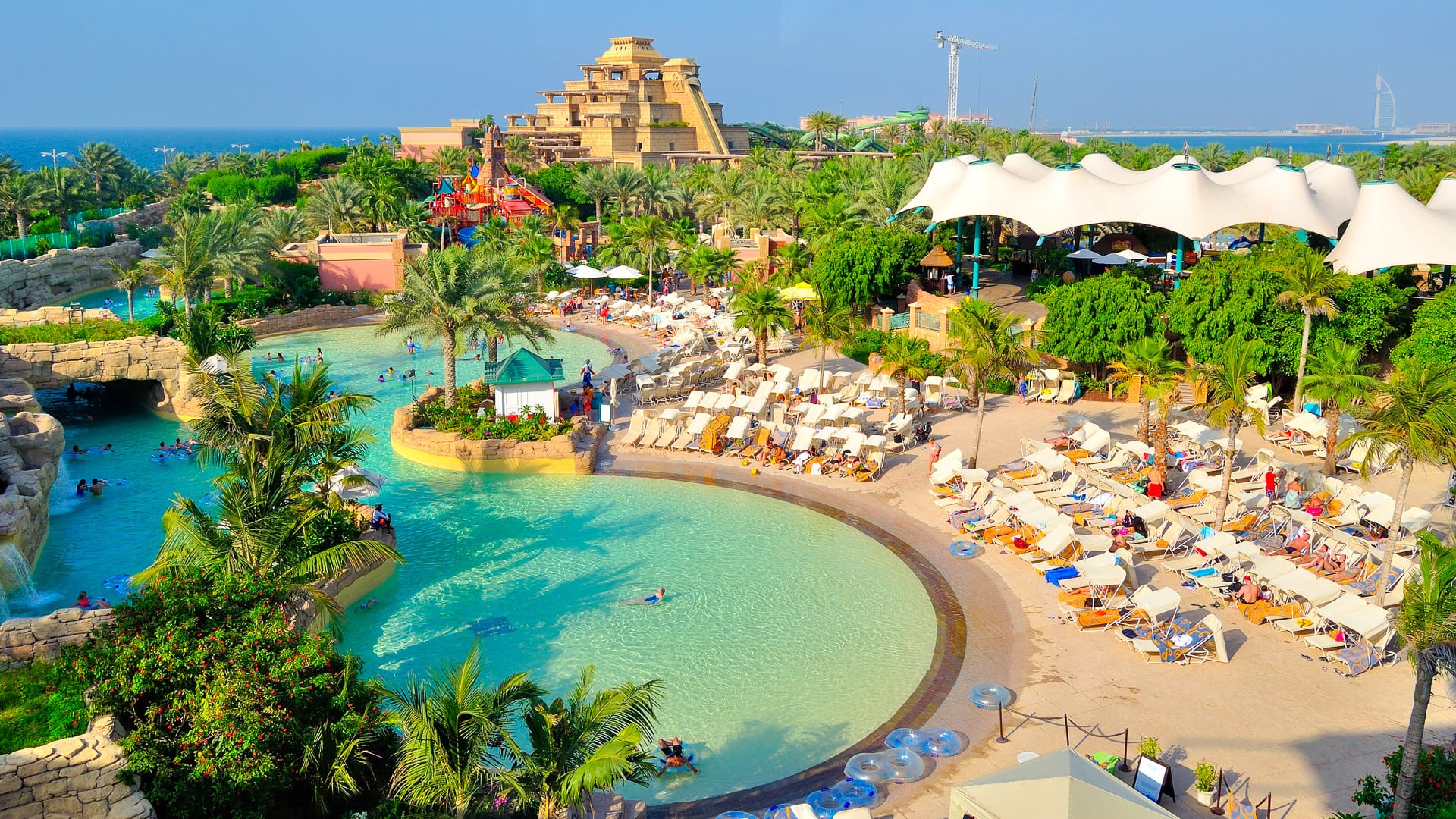 Dubai Aquaventure waterpark Atlantis the Palm hotel, UAE