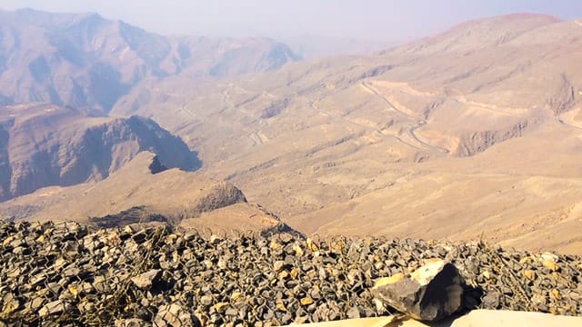 Jebel Jais mountain road, Ras al Kaimah, UAE