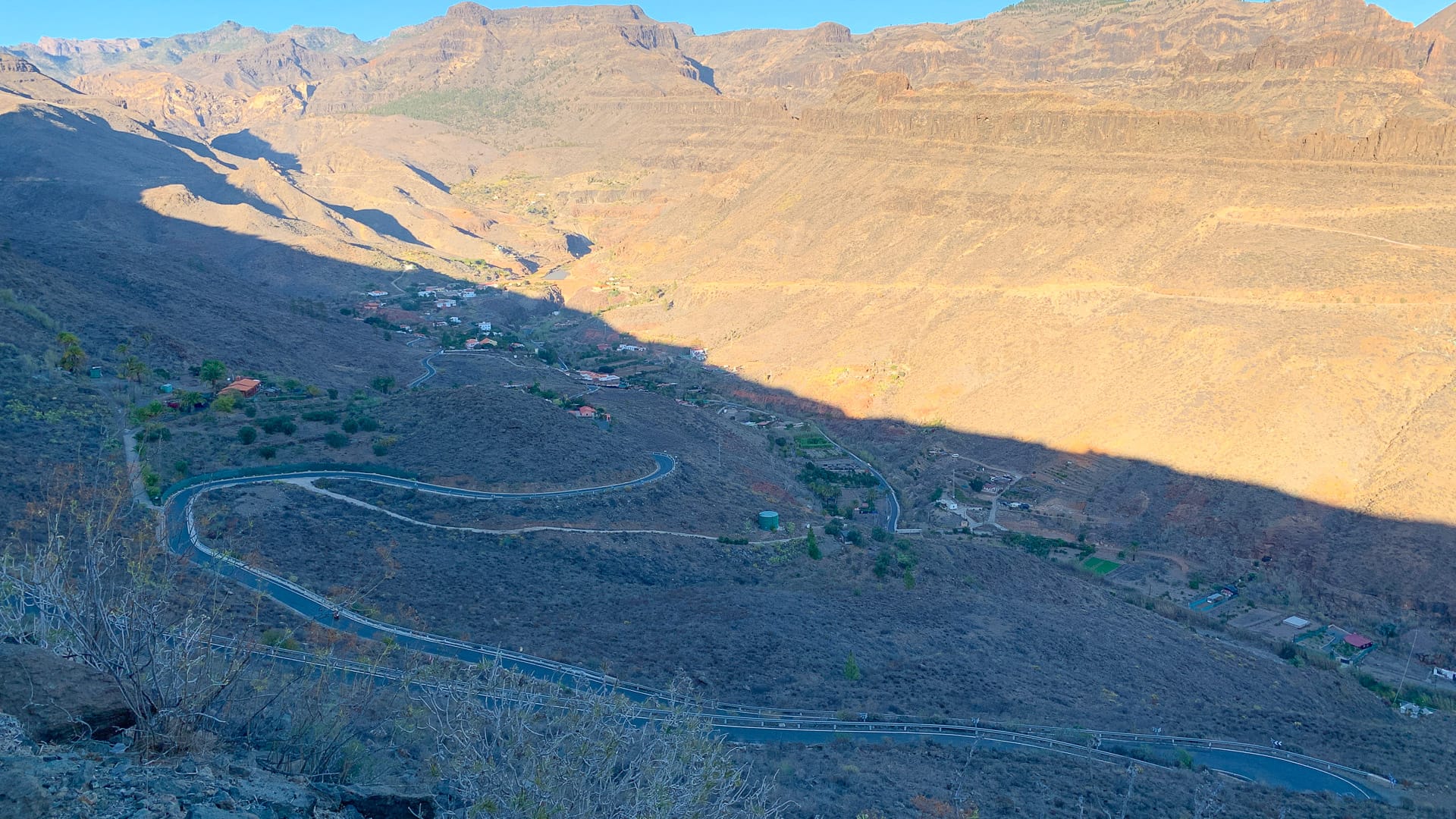 View from Cima Pedro Gonzalez/Mirador de Ayagaures, Gran Canaria bike route