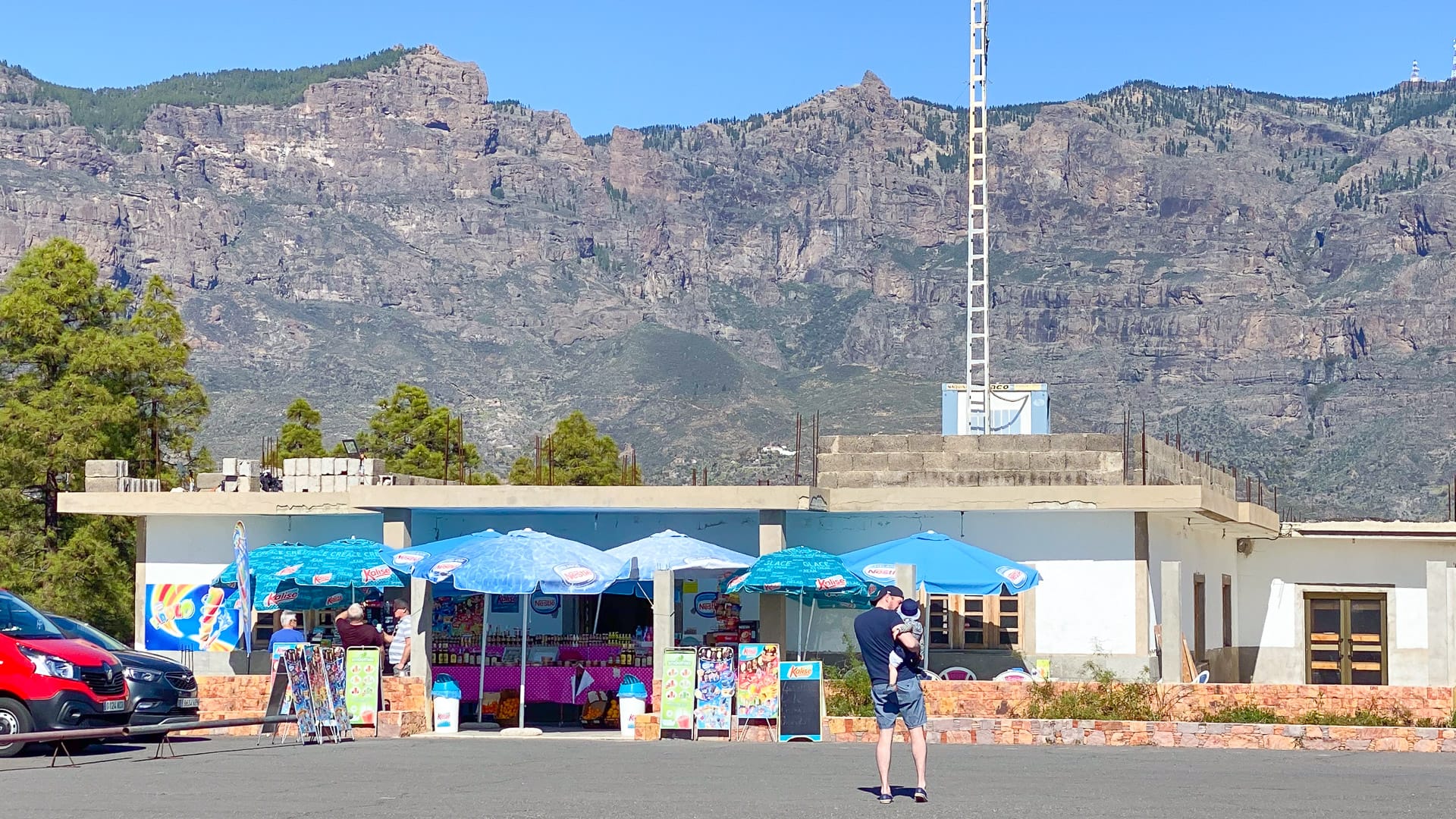 Cafe at Mirador de Fataga Gran Canaria