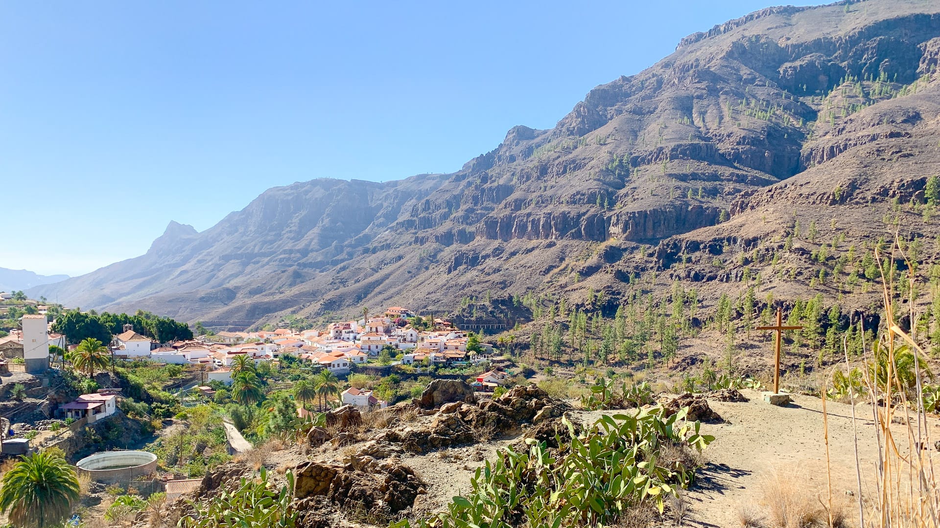Views from classic Gran Canaria cycling route