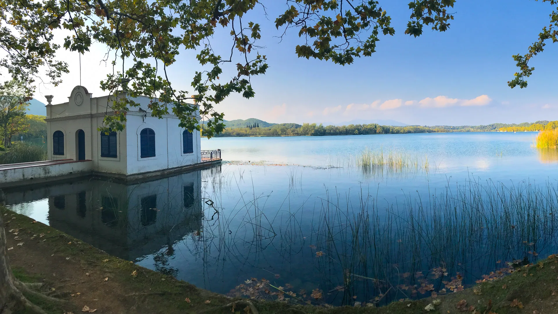 Banyoles lake near Girona