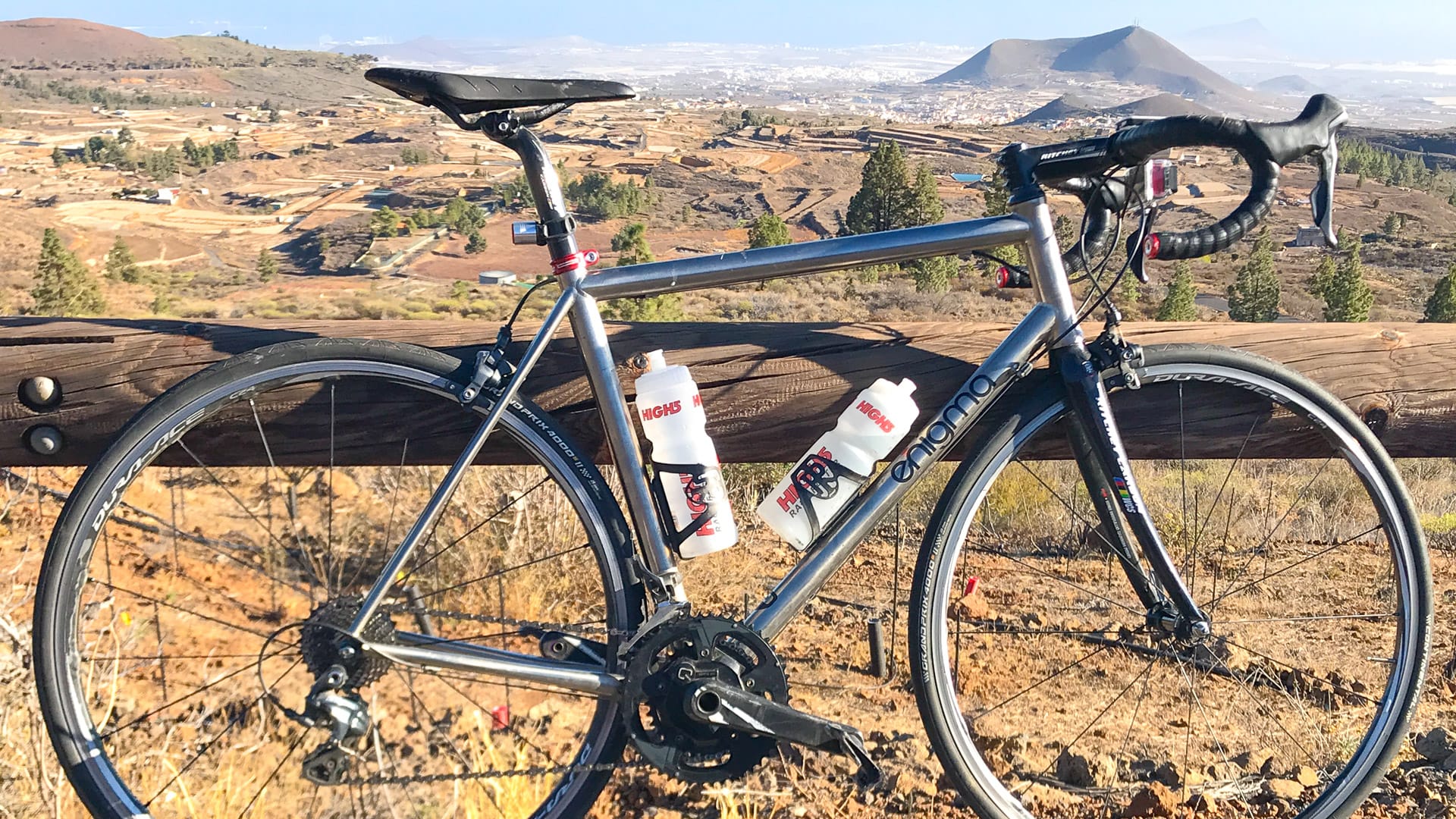 Views down to the coat from Mount Teide