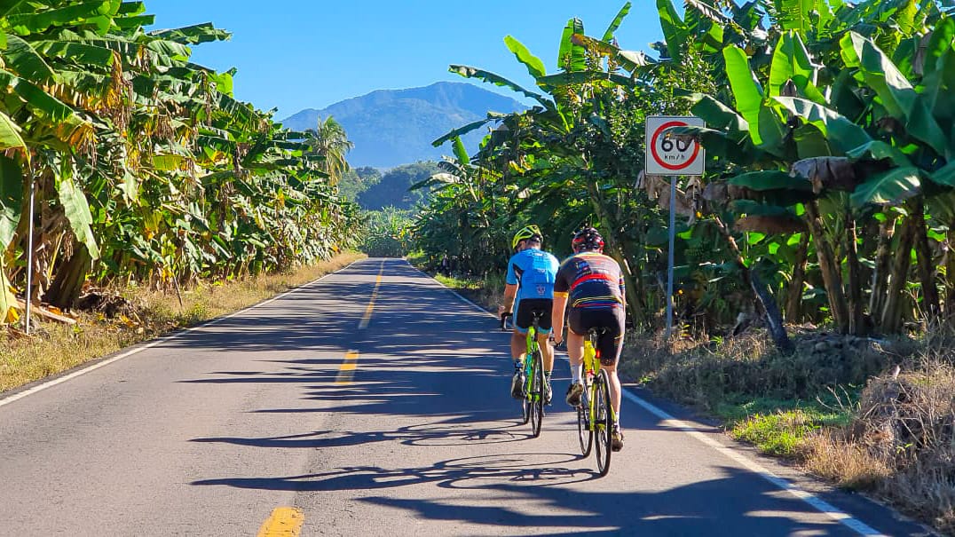 Cycling from Puerto Vallarta into Sierra Madre Mountains Mexico