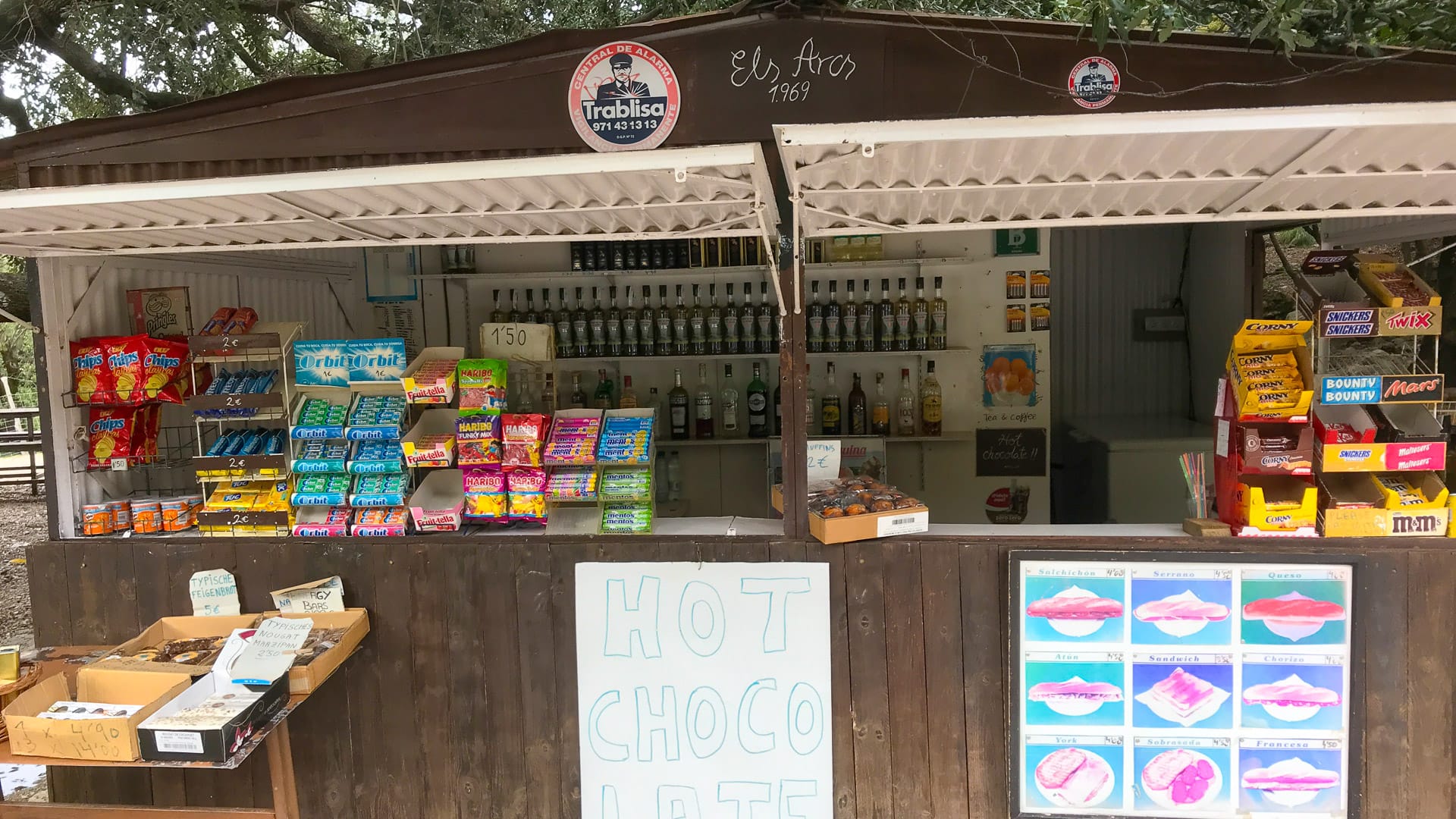 OJ shack at the viaduct near Sa Calobra, Mallorca