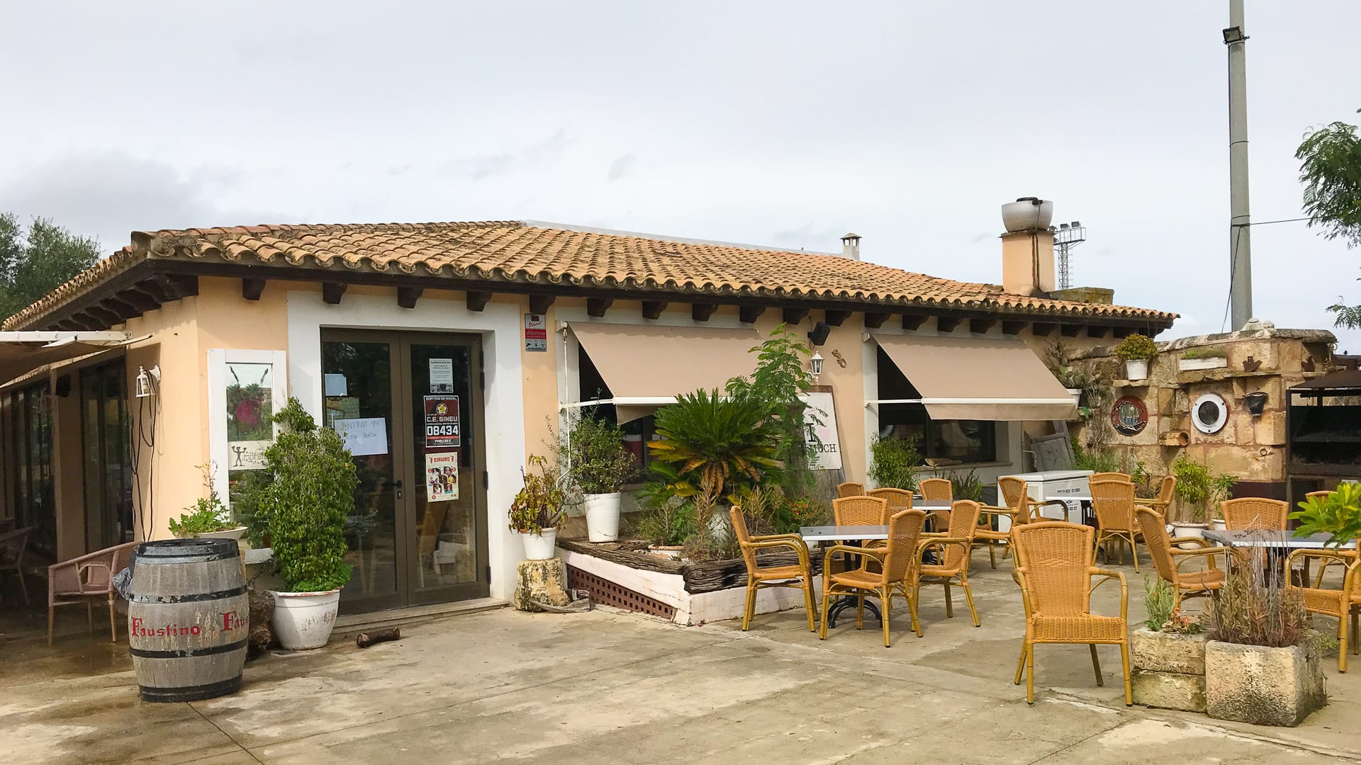 Restaurant at Sineu velodrome and sports complex