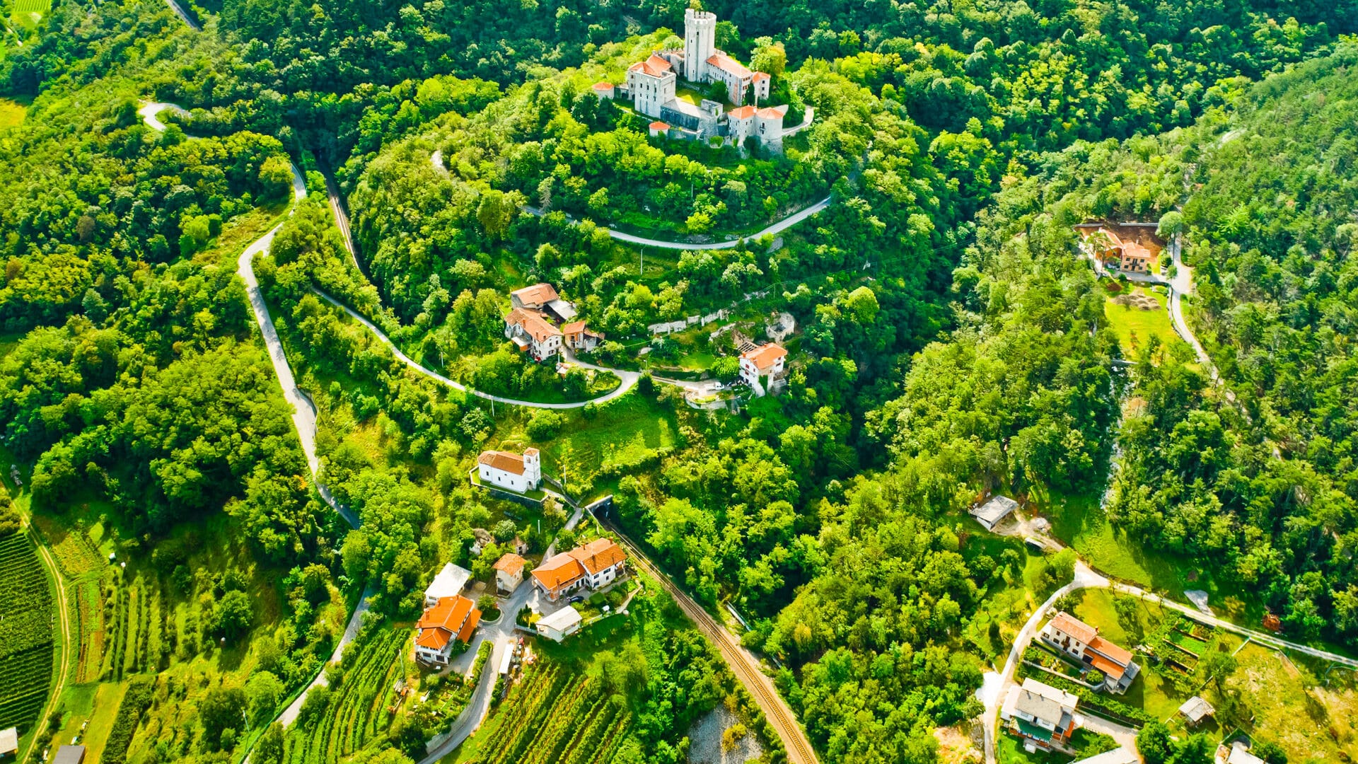Rhimberk Castle, Vipava Valley, Slovenia