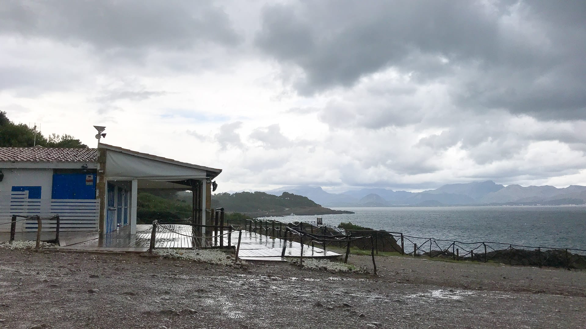 Bar S'illot, La Victoria cycling route, Pollensa Bay