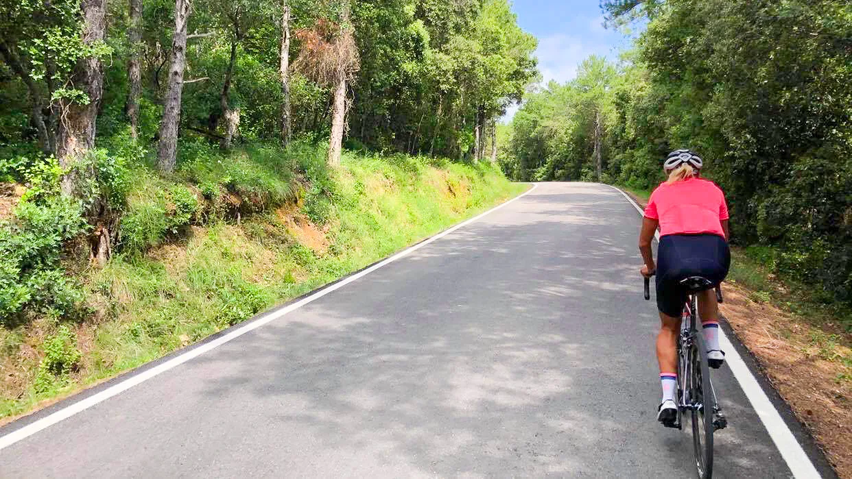 Easy cycling route from GIrona