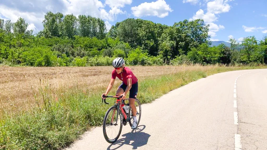 Cycling Els Angels cycling route Girona