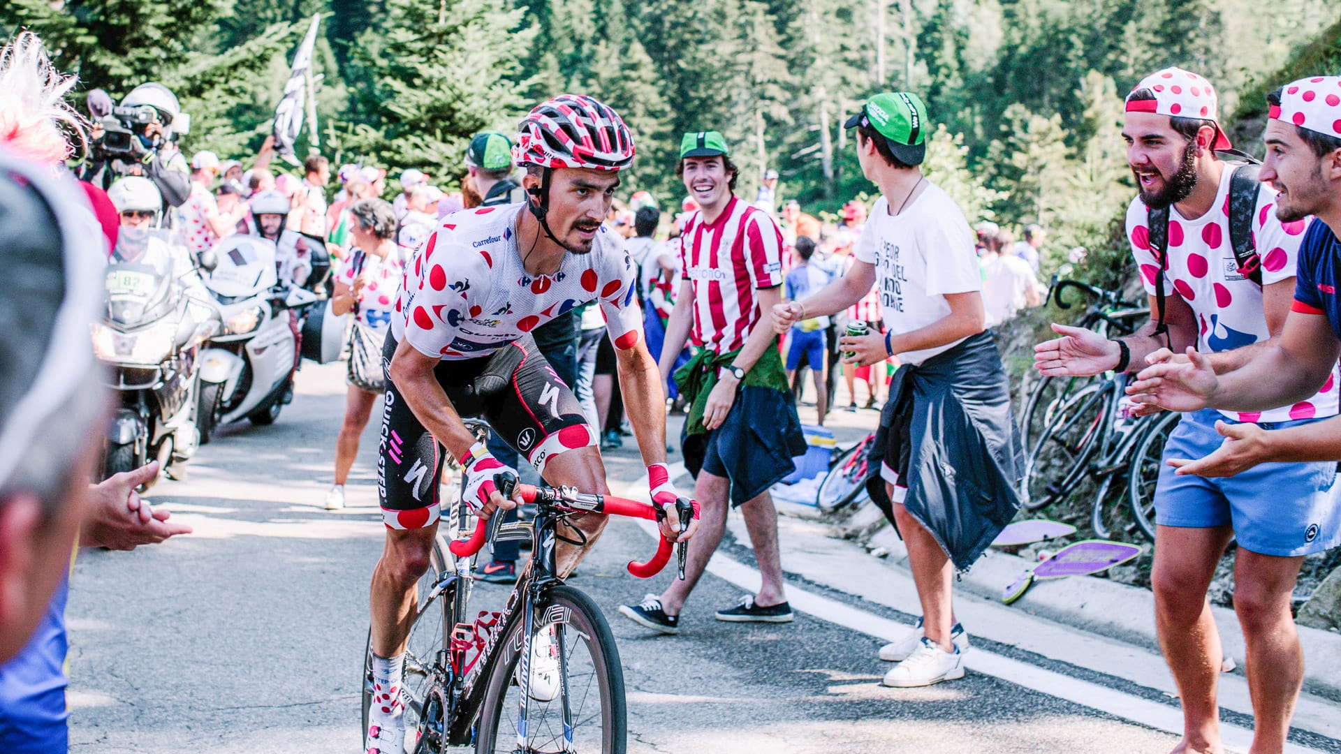 Pro team cycling in Giro d'Italia race