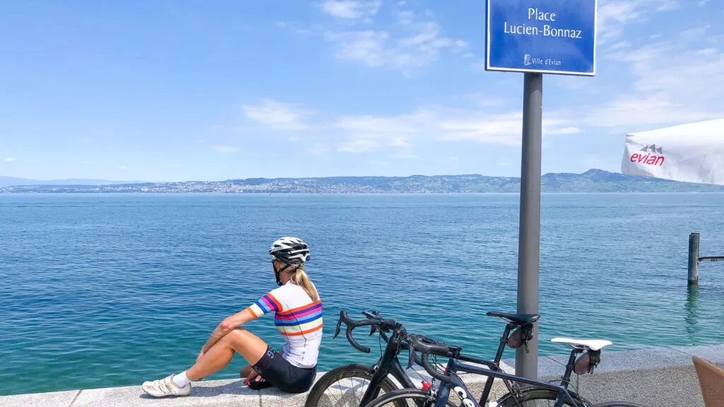 Cycling cyling tour du lac leman by bike