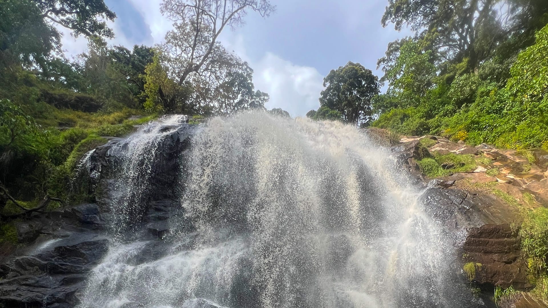 View of the Lamu falls Hadya in October