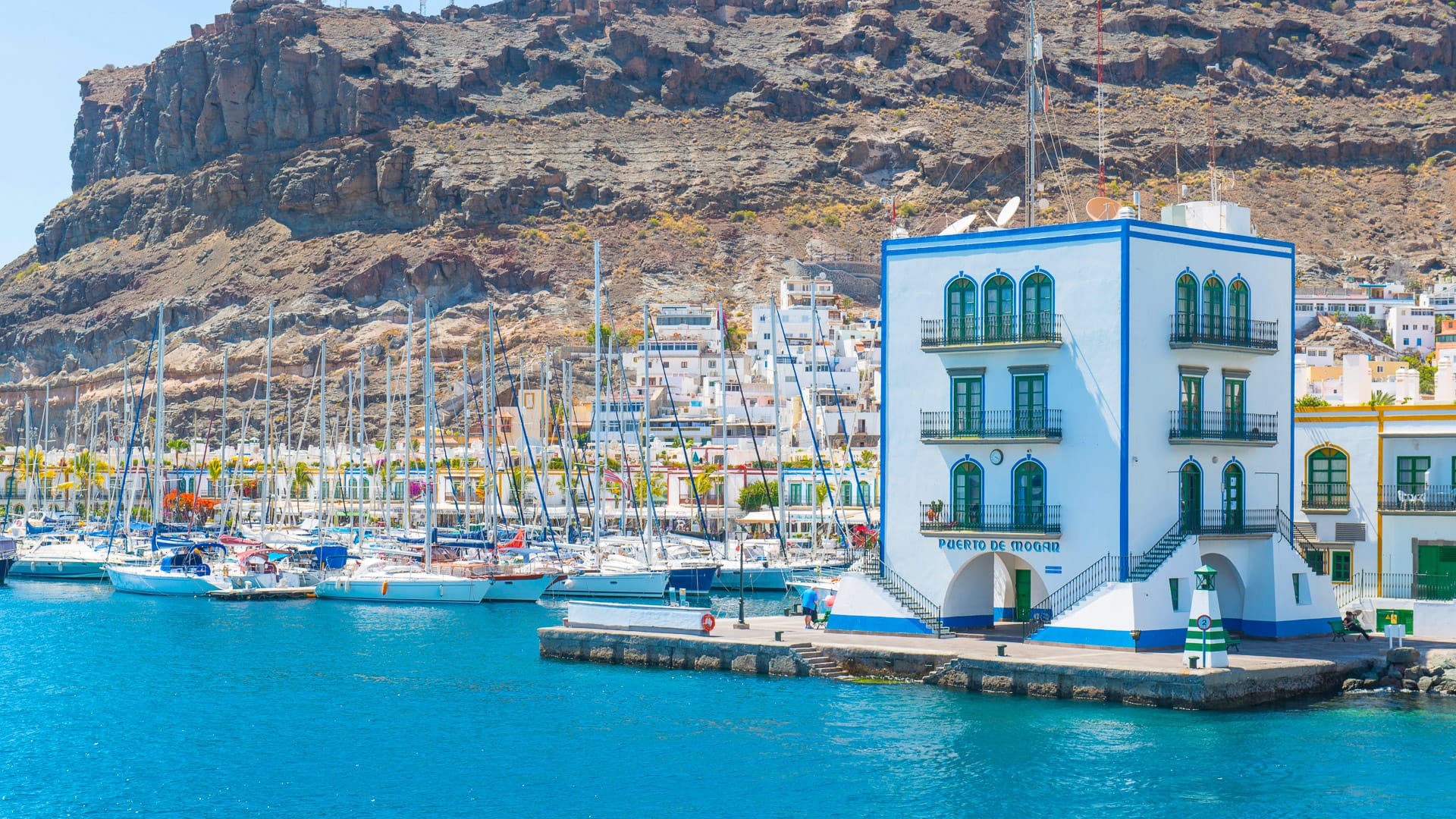 Port at Puerto de Mogan, Gran Canaria